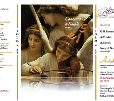 Concerto di Natale dell’Ensemble strumentale e vocale ArchiinCanto
